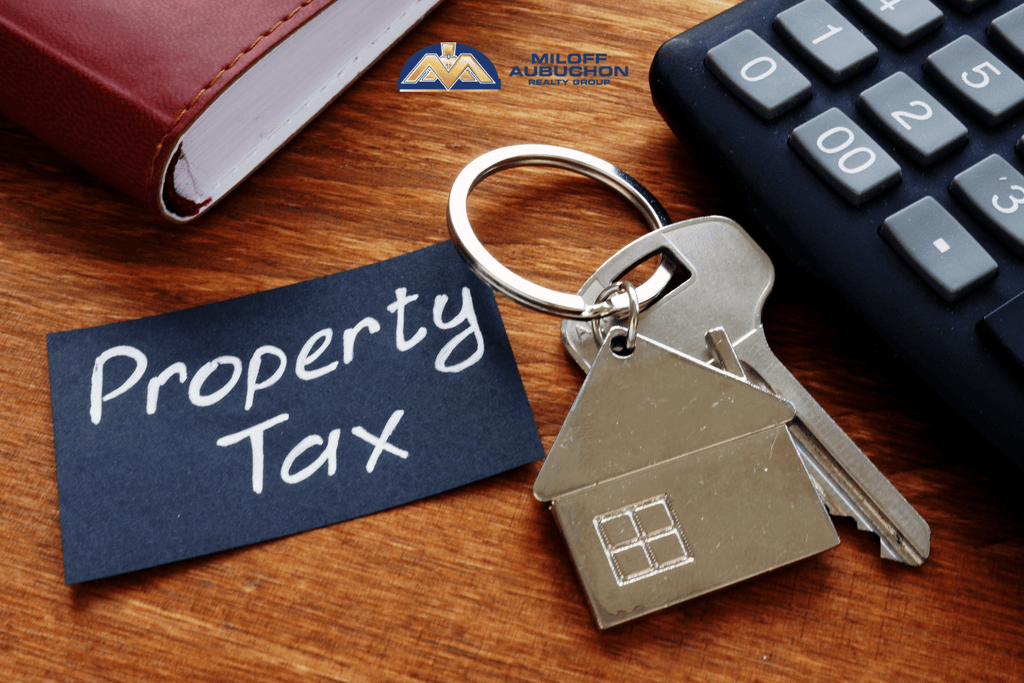 Property tax sign
